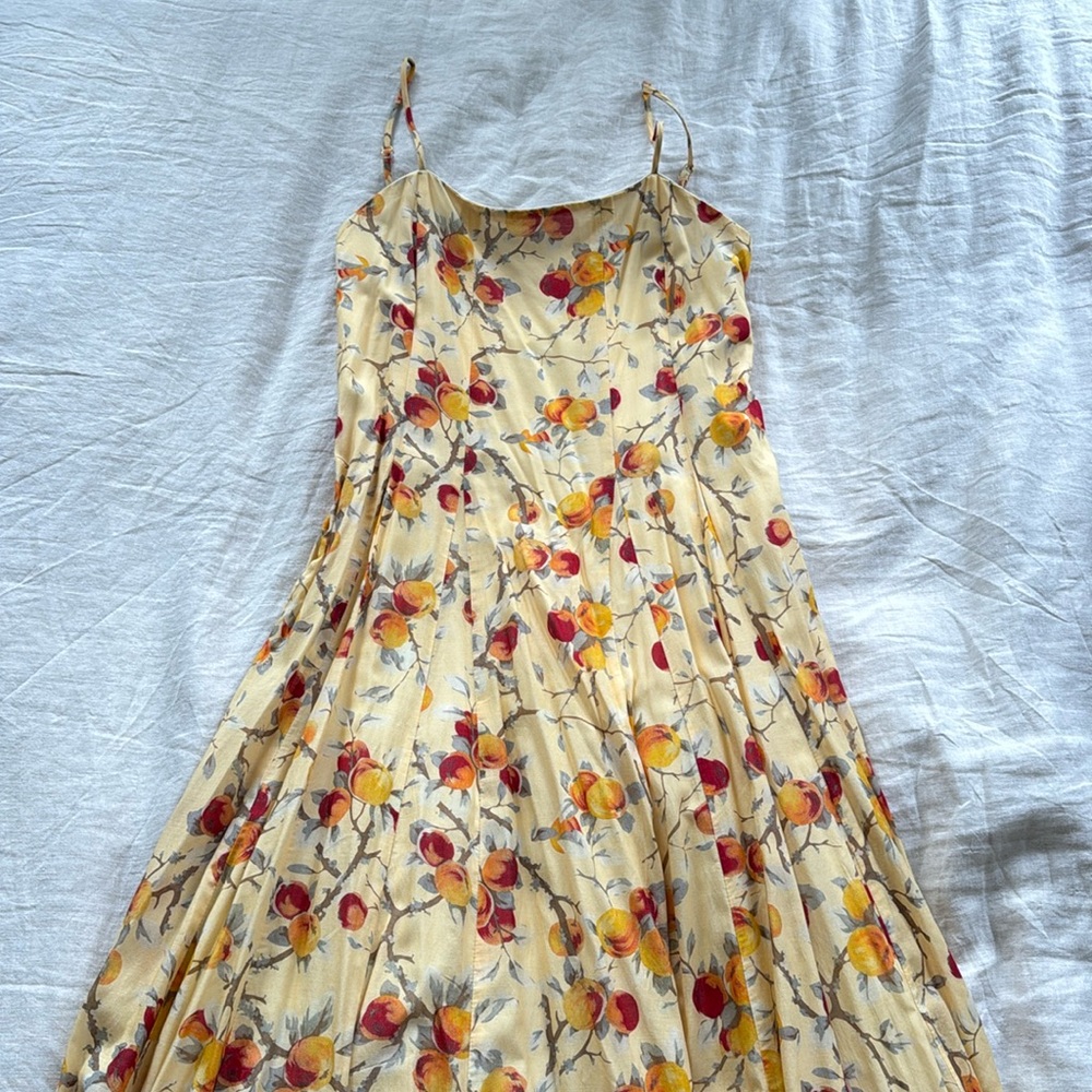 NWT Posse Paloma printed cotton-blend voile maxi dress - Picture 2 of 8